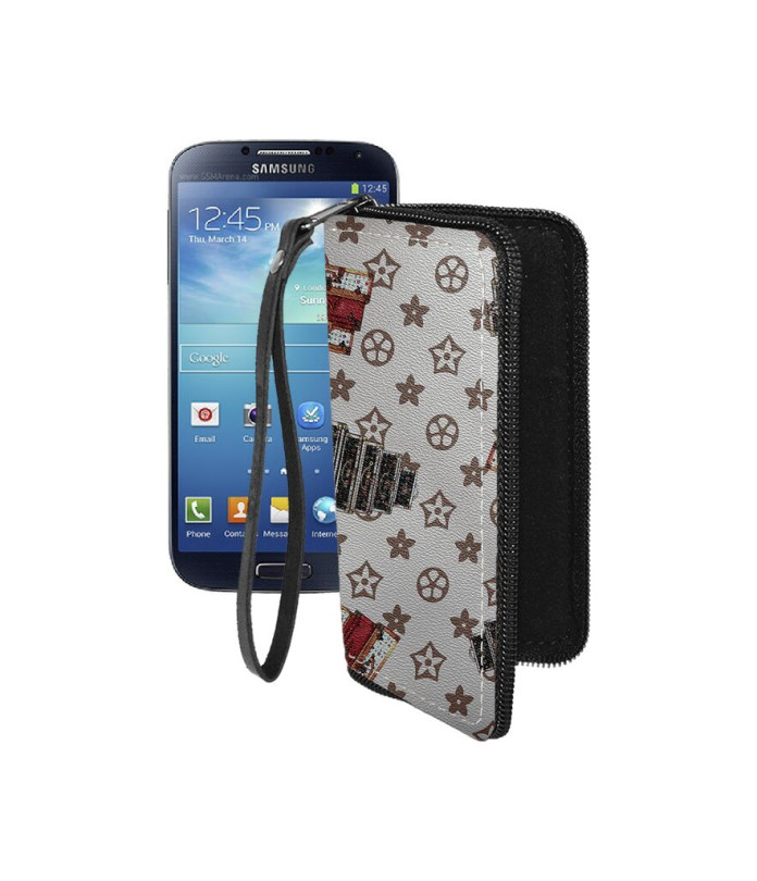 Чохол-гаманець з екошкіри для телефону Samsung Galaxy S4 (i9500)