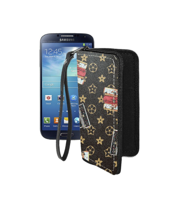 Чохол-гаманець з екошкіри для телефону Samsung Galaxy S4 (i9500)