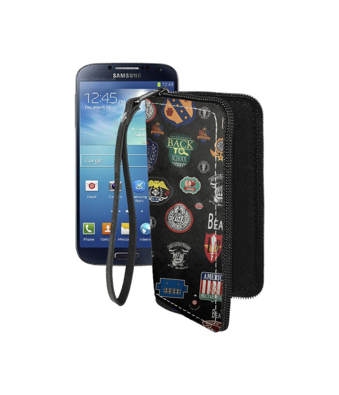 Чохол-гаманець з екошкіри для телефону Samsung Galaxy S4 (i9500)