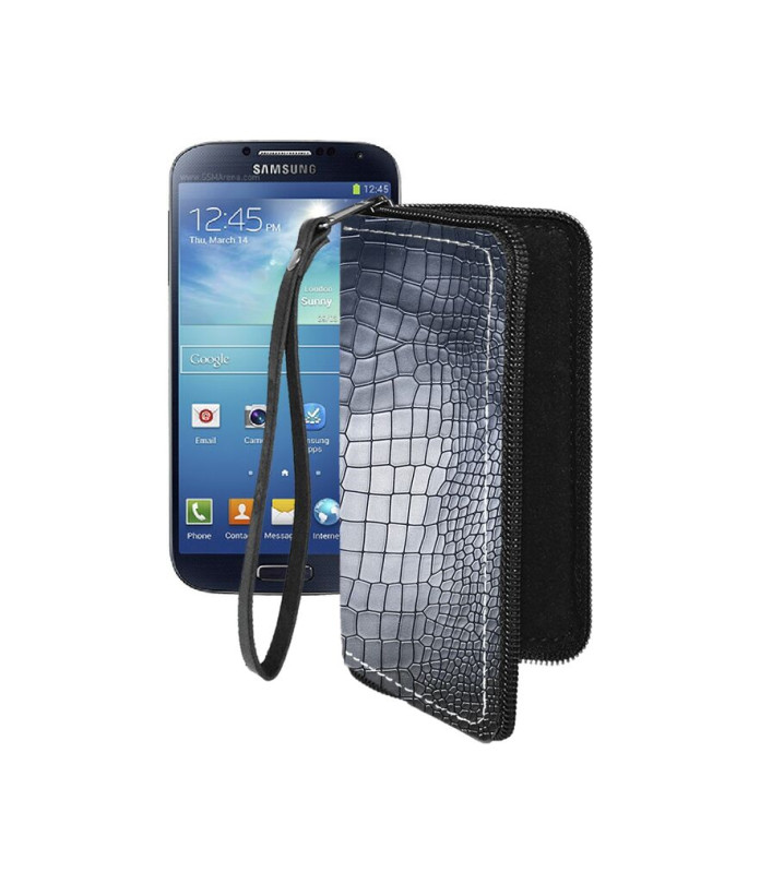 Чохол-гаманець з екошкіри для телефону Samsung Galaxy S4 (i9500)