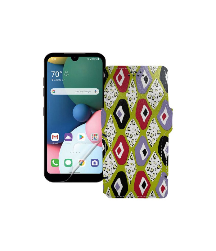 Чохол-книжка з екошкіри для телефону LG Q31
