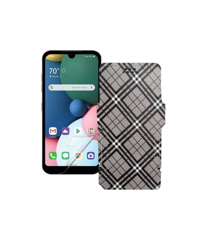 Чохол-книжка з екошкіри для телефону LG Q31