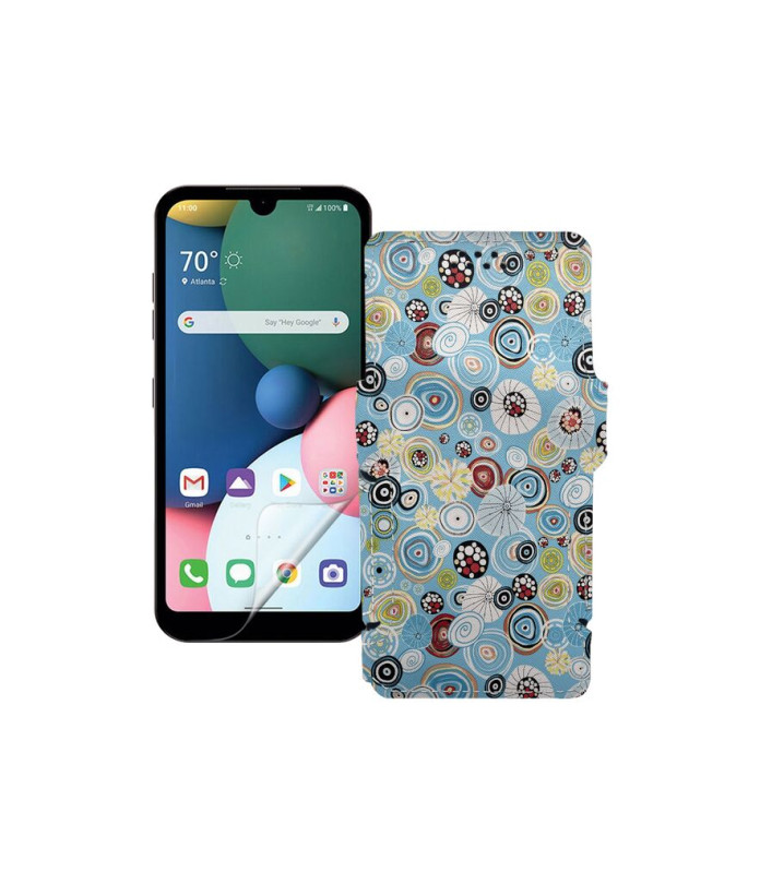Чохол-книжка з екошкіри для телефону LG Q31