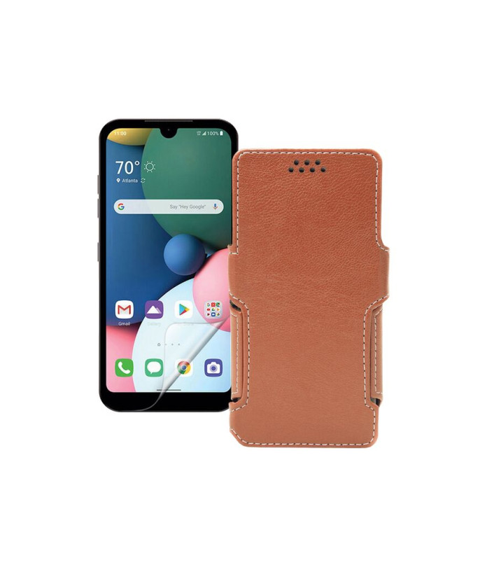 Чохол-книжка з екошкіри для телефону LG Q31