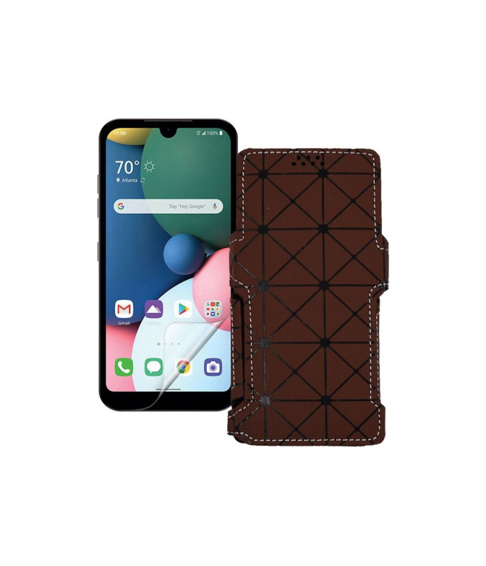Чохол-книжка з екошкіри для телефону LG Q31