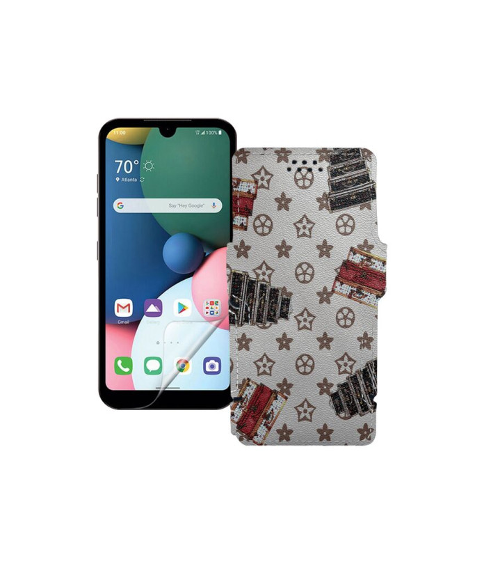 Чохол-книжка з екошкіри для телефону LG Q31