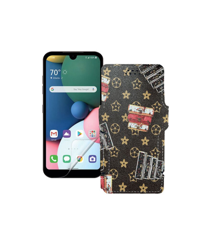 Чохол-книжка з екошкіри для телефону LG Q31