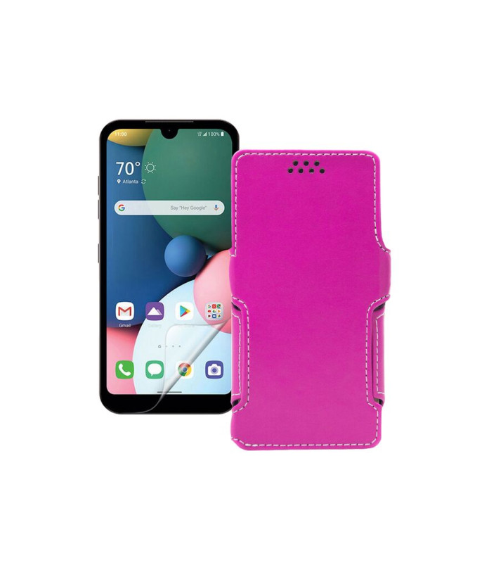 Чохол-книжка з екошкіри для телефону LG Q31