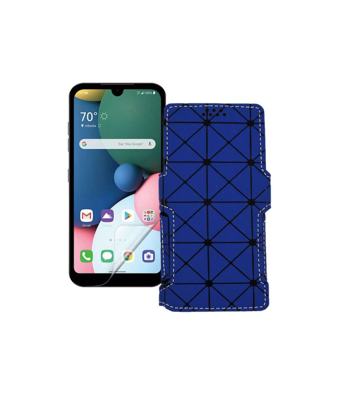 Чохол-книжка з екошкіри для телефону LG Q31