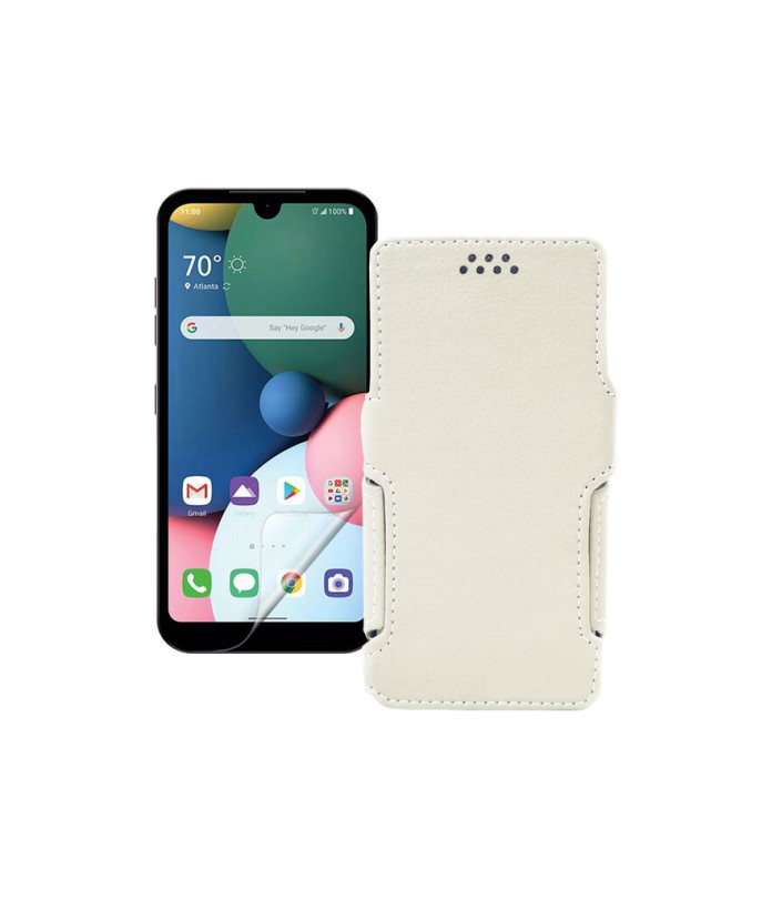 Чохол-книжка з екошкіри для телефону LG Q31