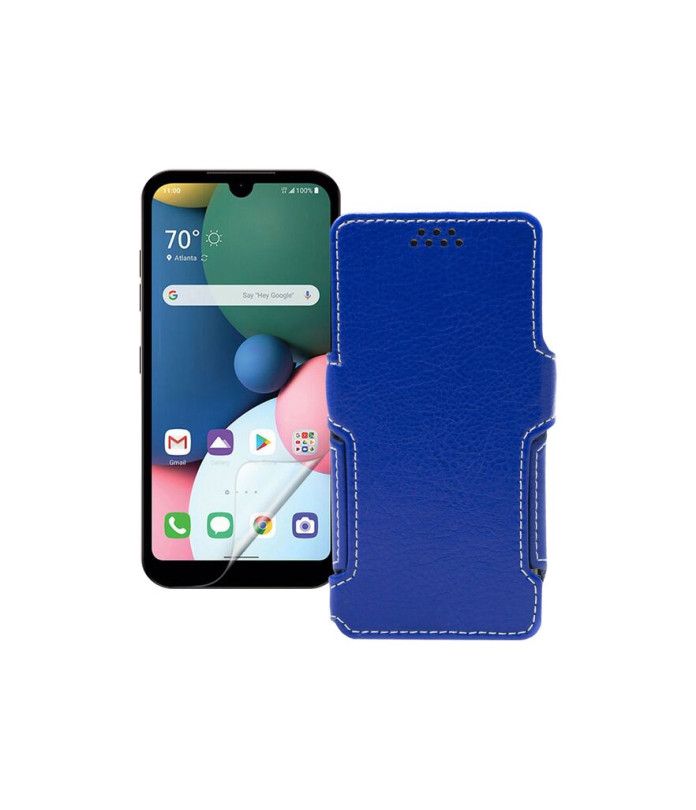 Чохол-книжка з екошкіри для телефону LG Q31