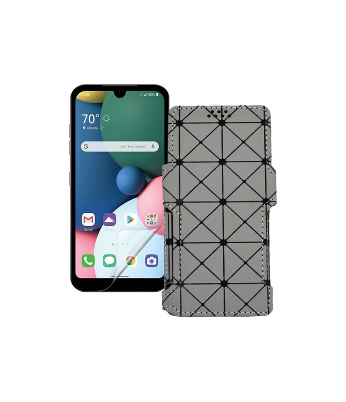 Чохол-книжка з екошкіри для телефону LG Q31