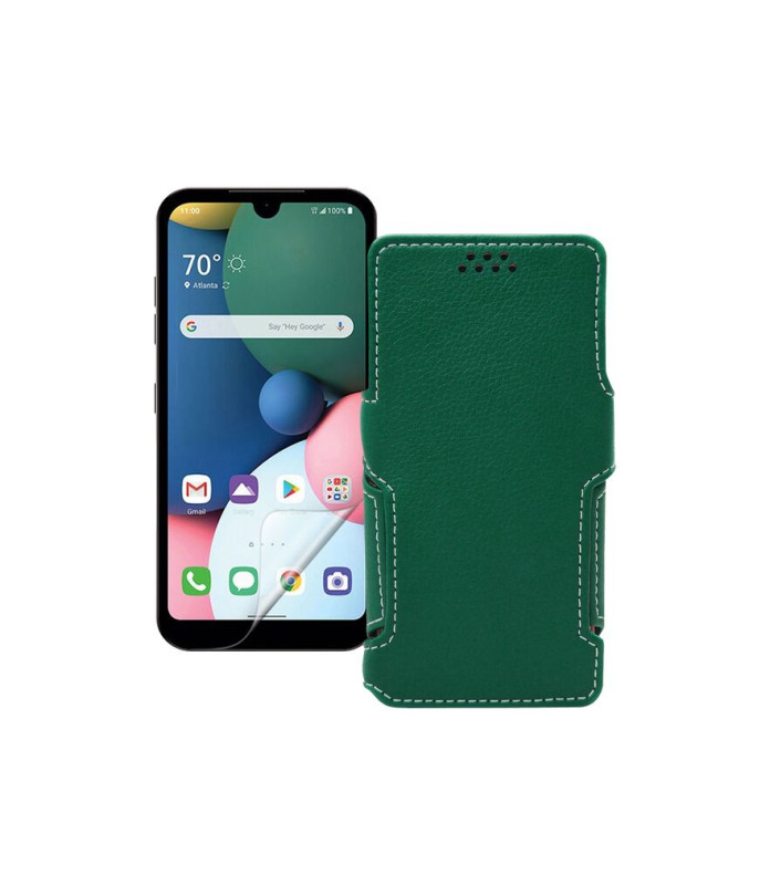 Чохол-книжка з екошкіри для телефону LG Q31
