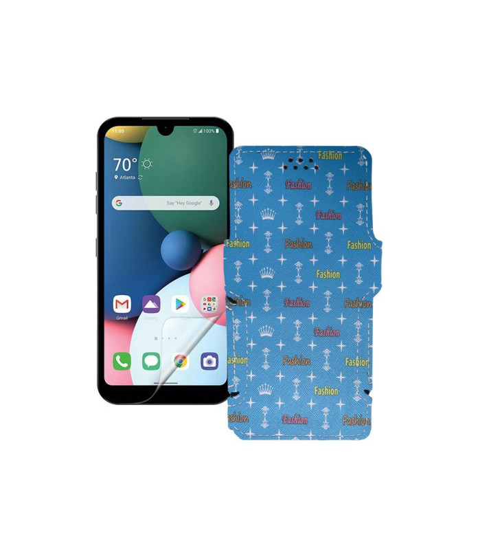 Чохол-книжка з екошкіри для телефону LG Q31