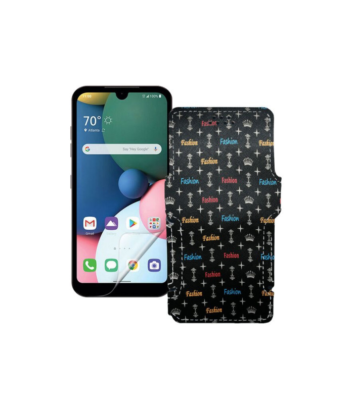Чохол-книжка з екошкіри для телефону LG Q31