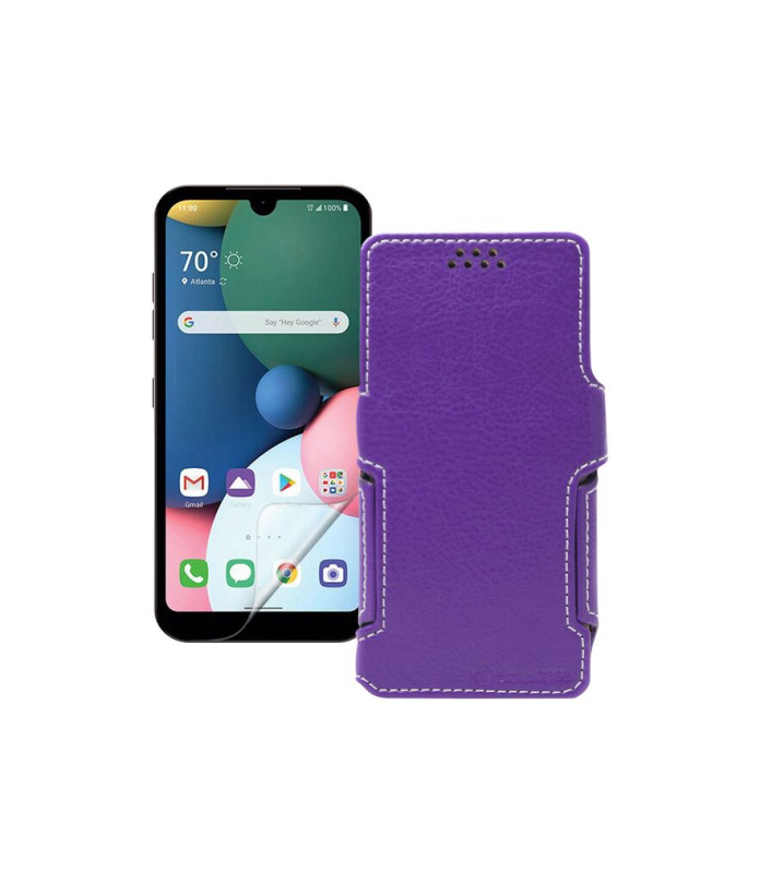 Чохол-книжка з екошкіри для телефону LG Q31