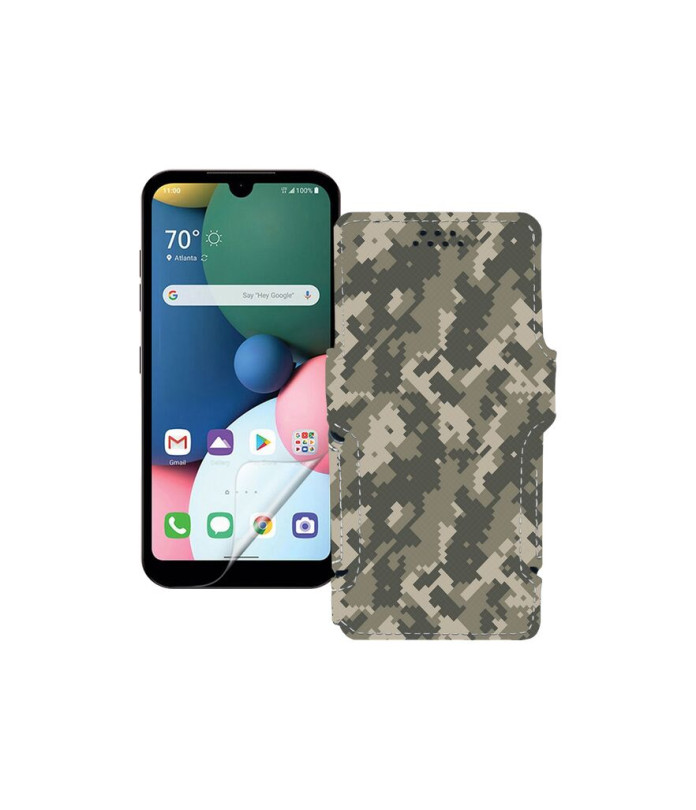 Чохол-книжка з екошкіри для телефону LG Q31