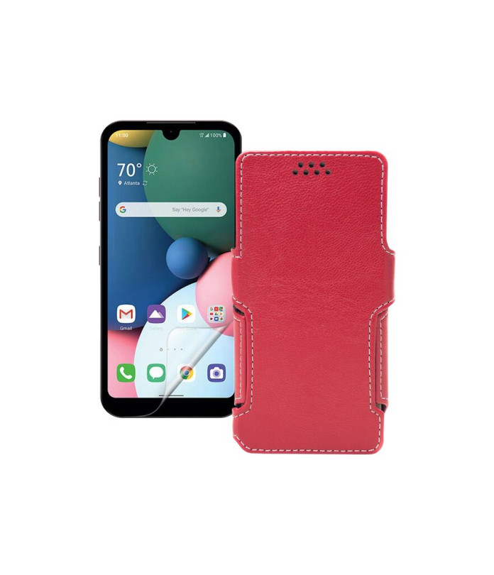 Чохол-книжка з екошкіри для телефону LG Q31