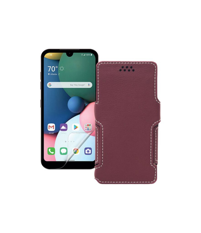 Чохол-книжка з екошкіри для телефону LG Q31