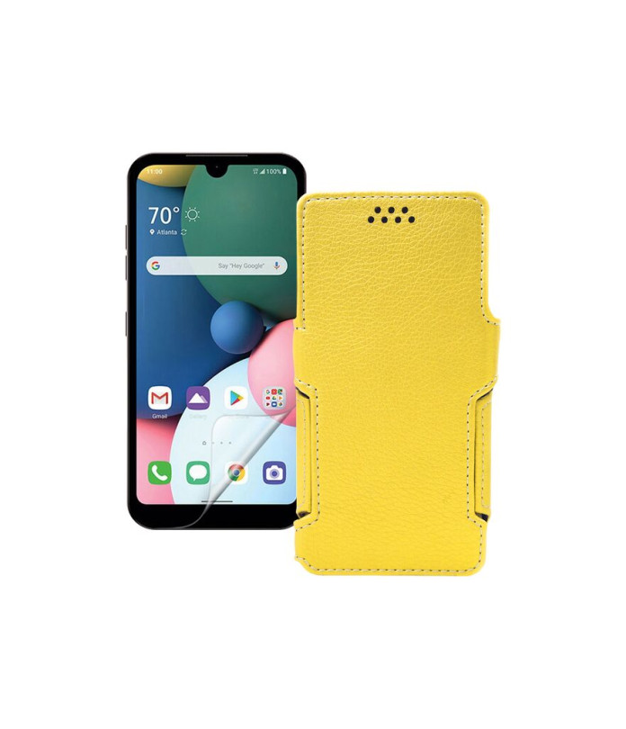 Чохол-книжка з екошкіри для телефону LG Q31