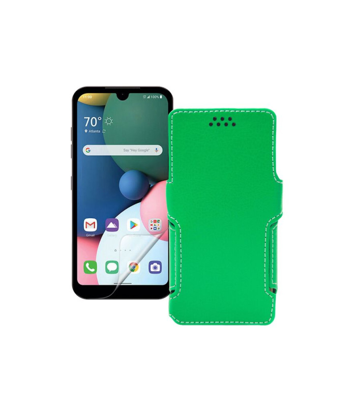 Чохол-книжка з екошкіри для телефону LG Q31