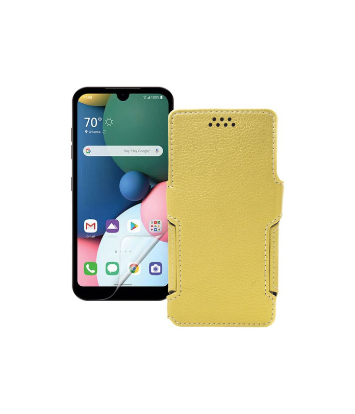 Чохол-книжка з екошкіри для телефону LG Q31