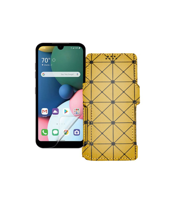Чохол-книжка з екошкіри для телефону LG Q31