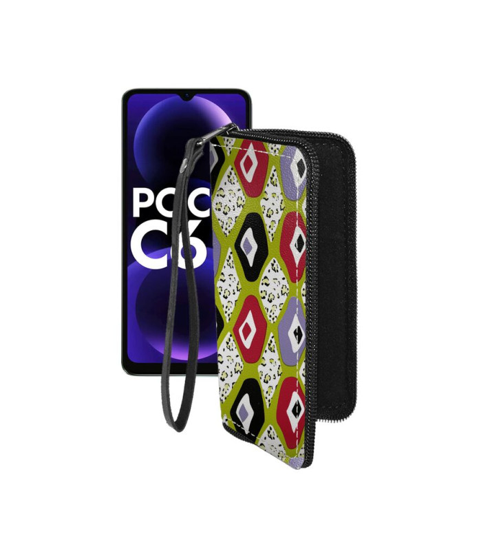 Чохол-гаманець з екошкіри для телефону Xiaomi Poco C61