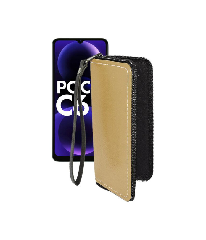 Чохол-гаманець з екошкіри для телефону Xiaomi Poco C61