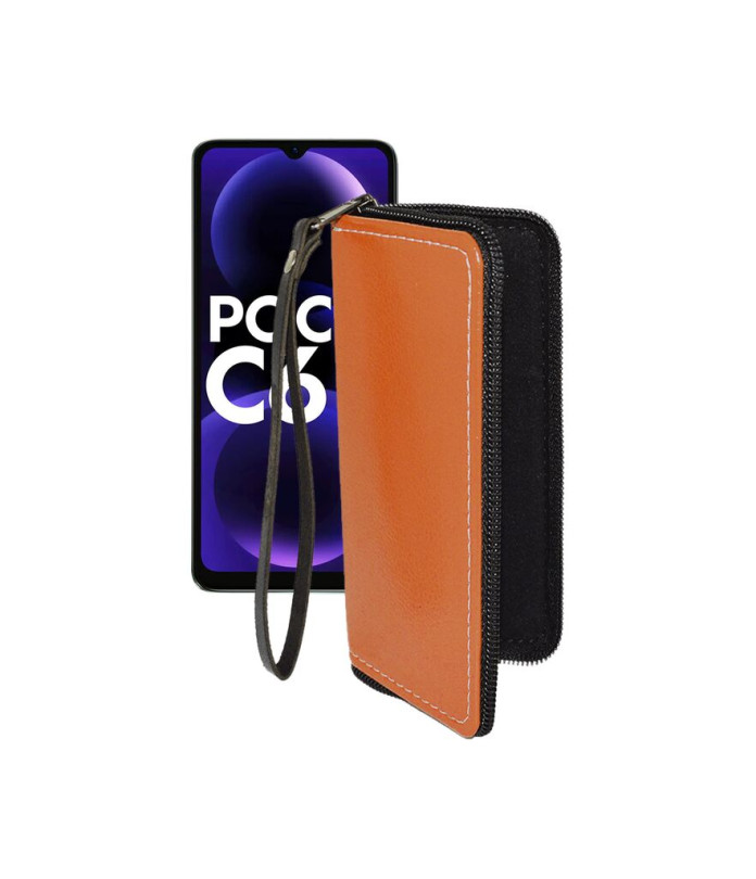 Чохол-гаманець з екошкіри для телефону Xiaomi Poco C61