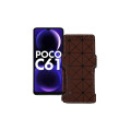 Чохол-книжка з екошкіри для телефону Xiaomi Poco C61