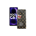 Чохол-флип з екошкіри для телефону Xiaomi Poco C61