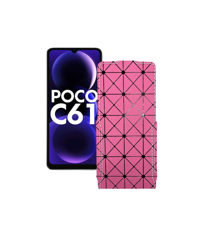 Чохол-флип з екошкіри для телефону Xiaomi Poco C61