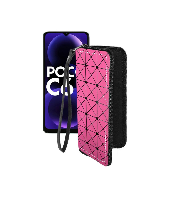 Чохол-гаманець з екошкіри для телефону Xiaomi Poco C61