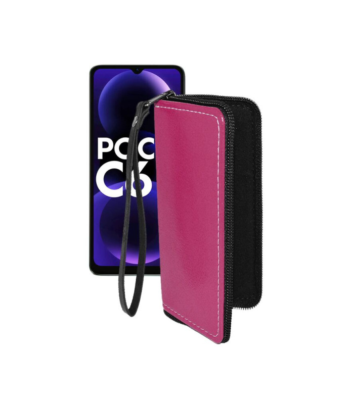 Чохол-гаманець з екошкіри для телефону Xiaomi Poco C61