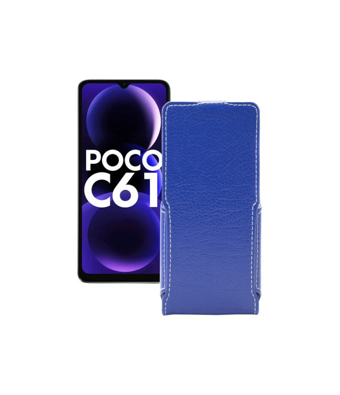 Чохол-флип з екошкіри для телефону Xiaomi Poco C61
