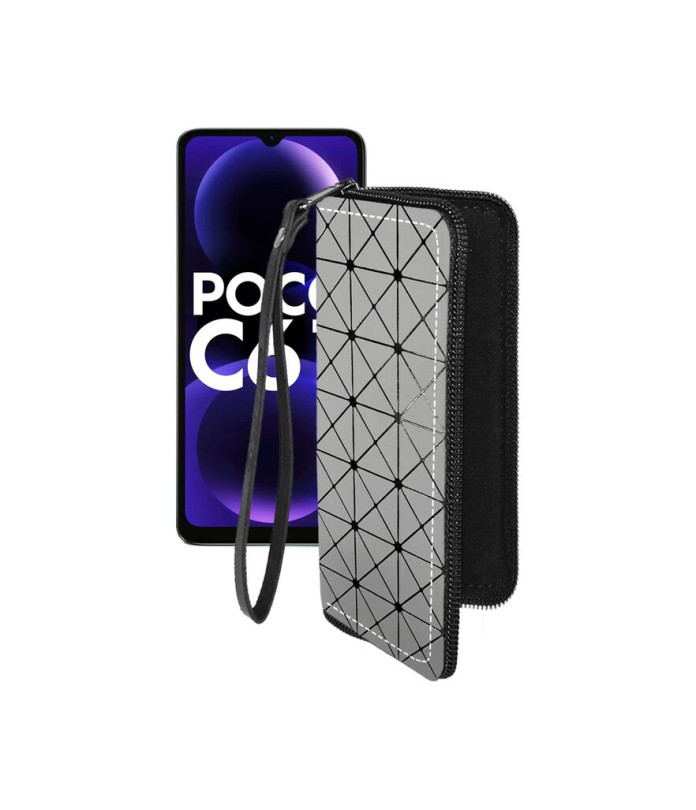 Чохол-гаманець з екошкіри для телефону Xiaomi Poco C61