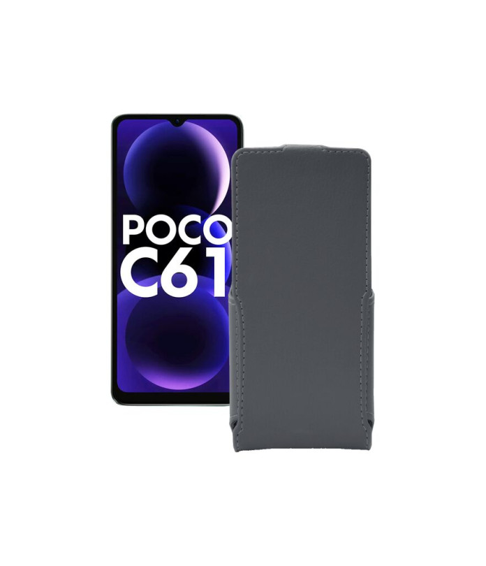 Чохол-флип з екошкіри для телефону Xiaomi Poco C61