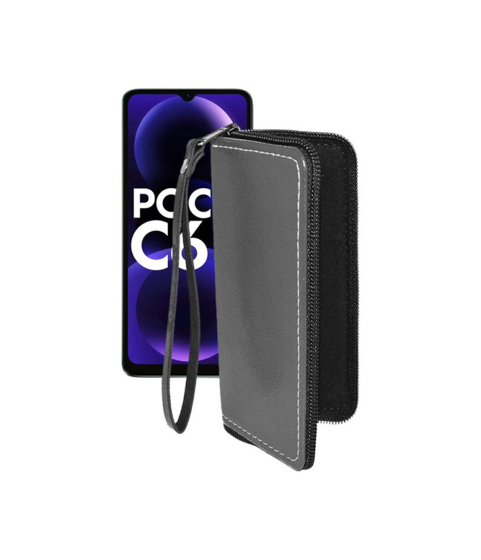 Чохол-гаманець з екошкіри для телефону Xiaomi Poco C61