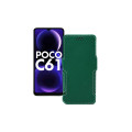 Чохол-книжка з екошкіри для телефону Xiaomi Poco C61