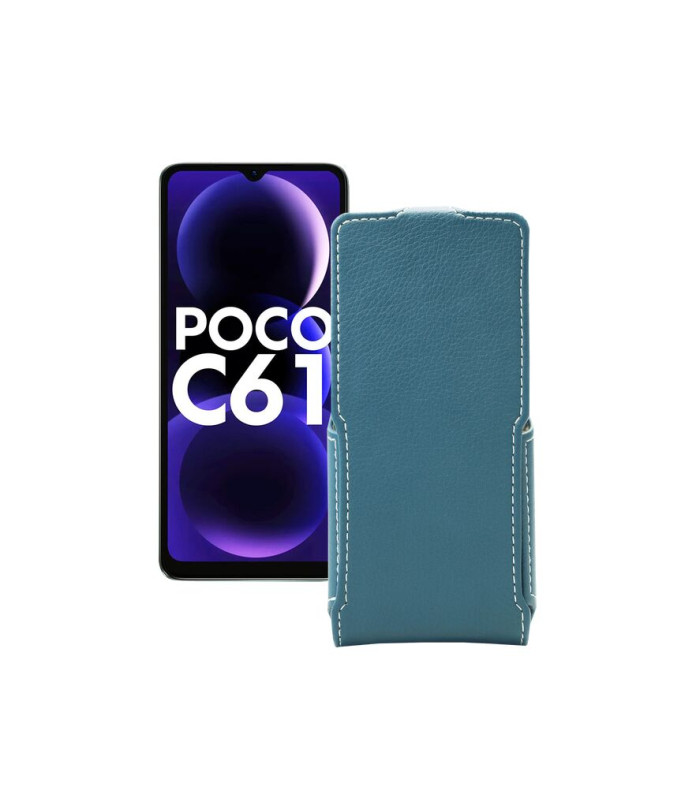 Чохол-флип з екошкіри для телефону Xiaomi Poco C61