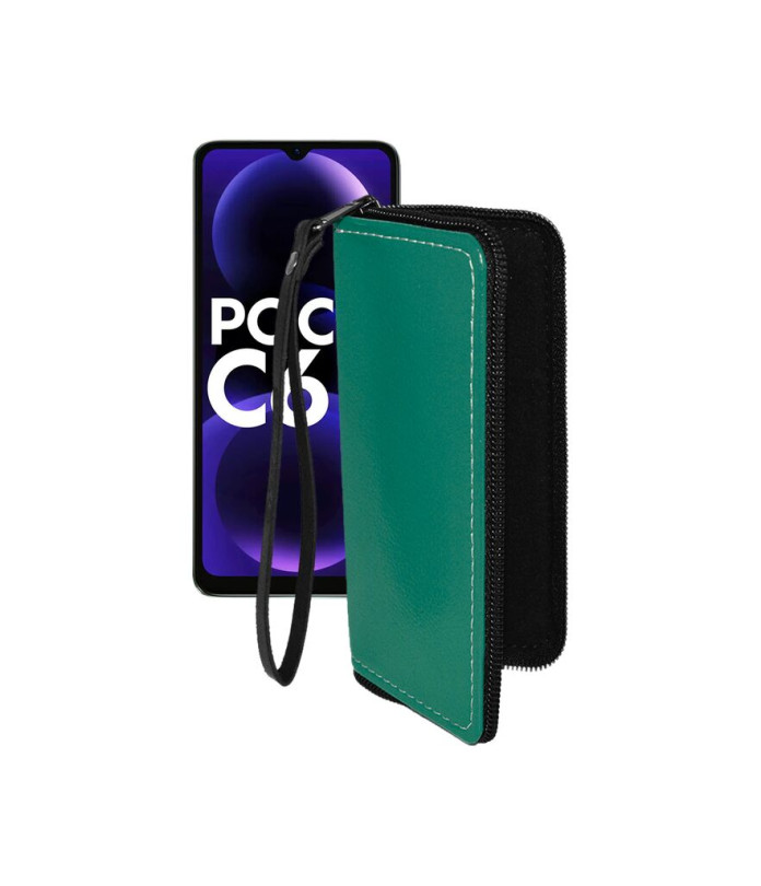 Чохол-гаманець з екошкіри для телефону Xiaomi Poco C61