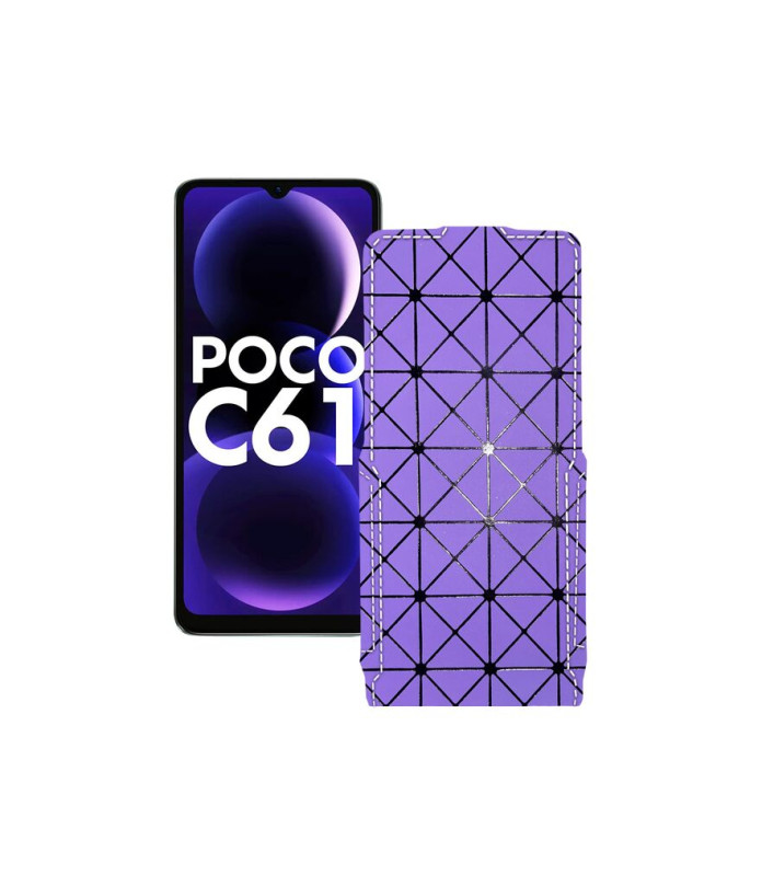 Чохол-флип з екошкіри для телефону Xiaomi Poco C61