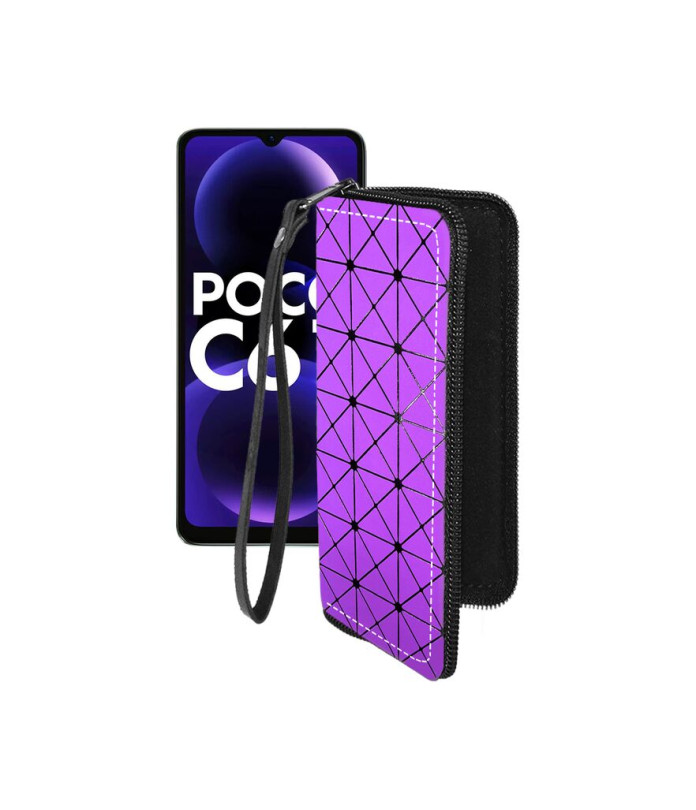 Чохол-гаманець з екошкіри для телефону Xiaomi Poco C61