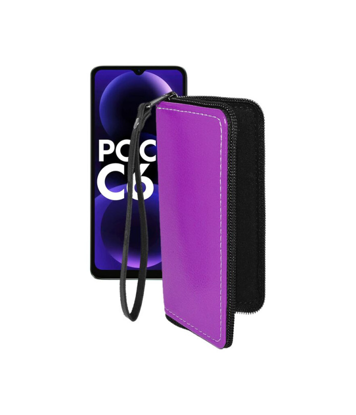 Чохол-гаманець з екошкіри для телефону Xiaomi Poco C61