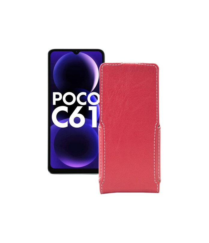 Чохол-флип з екошкіри для телефону Xiaomi Poco C61