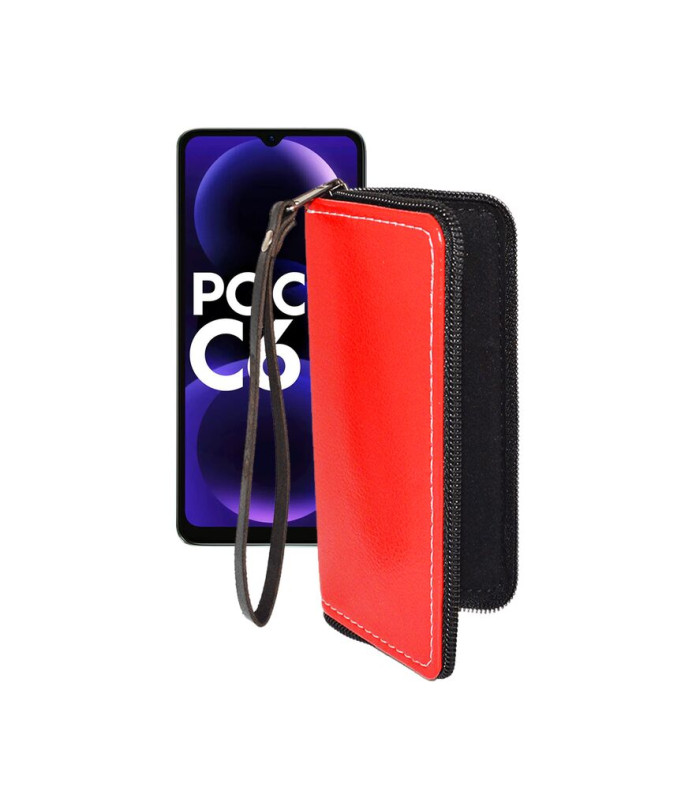 Чохол-гаманець з екошкіри для телефону Xiaomi Poco C61