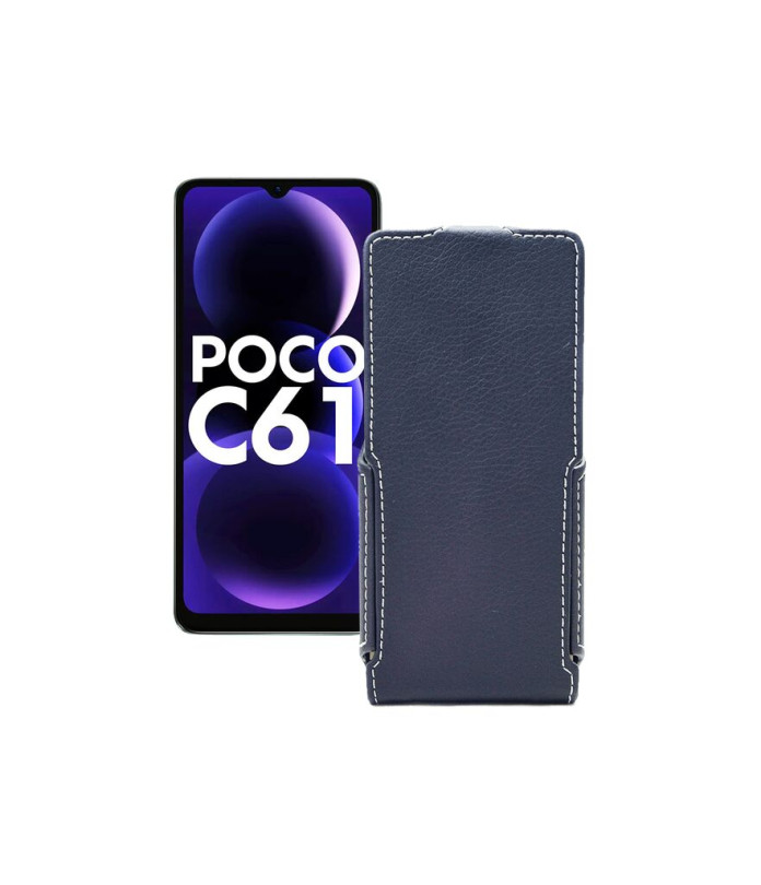 Чохол-флип з екошкіри для телефону Xiaomi Poco C61