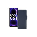 Чохол-книжка з екошкіри для телефону Xiaomi Poco C61