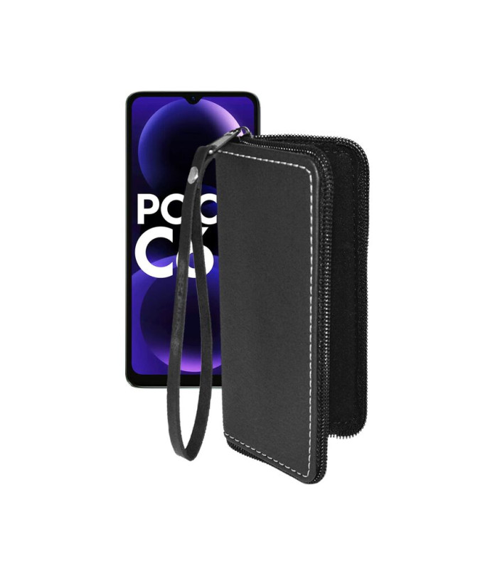 Чохол-гаманець з екошкіри для телефону Xiaomi Poco C61